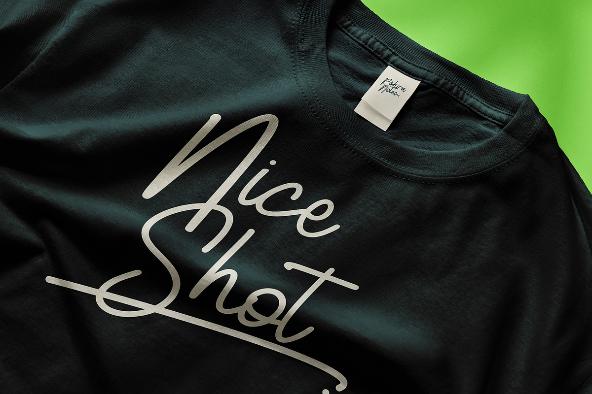 Rishira Notes - Handwritten Script, a Handwritten Font by Indotype Foundry (Photo 10 of 10)