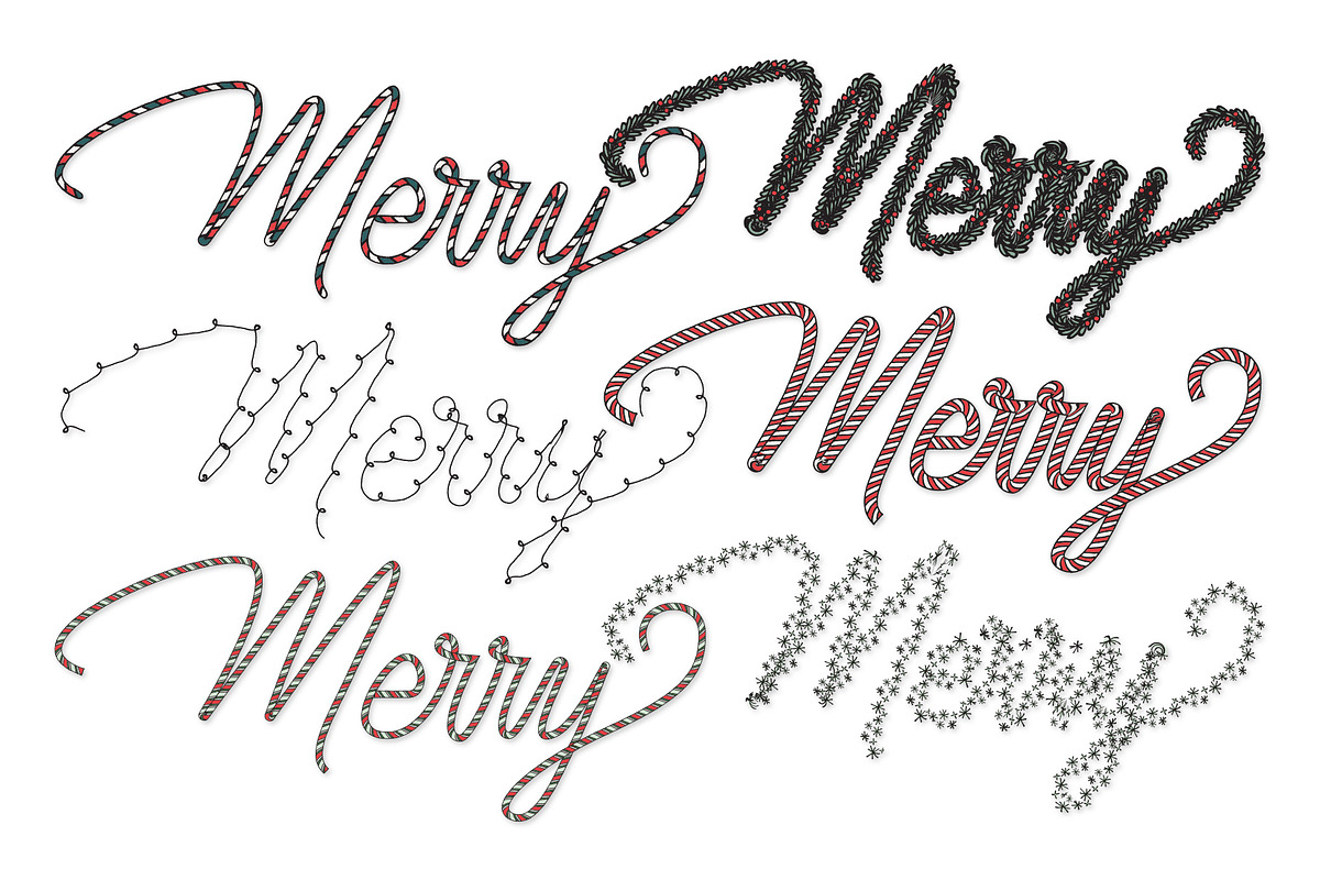 Christmas Illustrator Brush Pack, a Brush Add-On by MarkieAnn Creative (Photo 5 of 6)