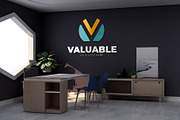 PSD Office Room Wall Logo Mockup, a Product Mockup by Ayy (Thumbnail 7 of 13)