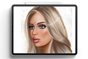 Procreate portrait brushes, a Brush Add-On by KsTumanova (Thumbnail 2 of 2)