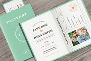 Pastel Passport Wedding Invitation, an Invitation Template by Vynetta (Thumbnail 5 of 8)