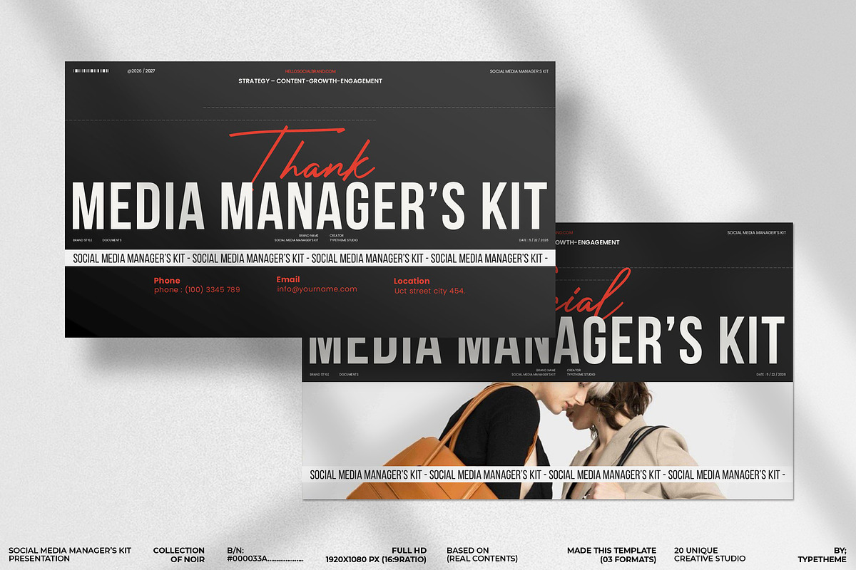 Social Media Manager's Kit, a Presentation Template by Aura Agency (Photo 7 of 11)