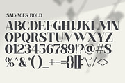 SALVAGES BOLD | SERIF FONT, a Serif Font by Muntab_Art (Thumbnail 9 of 9)