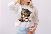 Watercolor Easter Animals Clipart Bu, an Illustration by SVGArt (Thumbnail 4 of 7)