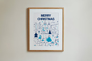 Flat Line Christmas Illustration Set, a Seasonal Illustration by Creative Graphics (Thumbnail 5 of 12)