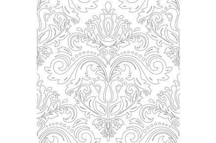 Orient Damask Seamless Background