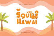 Squire Hawaii Display Font, a Sans Serif Font by KennedyStudio (Thumbnail 4 of 8)