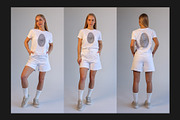 Shorts and T-Shirt Mockup, a Bottom Mockup by Freeman Studio (Thumbnail 8 of 16)
