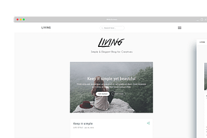 Living Simple & Elegant WordPress