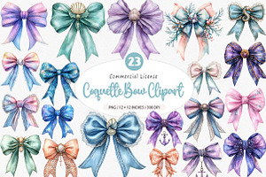 Mermaidcore Coquette Bow PNG, an Illustration by SinaCreation