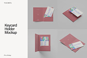 Keycard Holder Mockup, a Product Mockup by Tokobeta (Thumbnail 1 of 7)