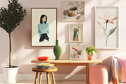 Eclectic Wall Art Prints Posters, a Background Graphic by JulsIst (Thumbnail 5 of 12)