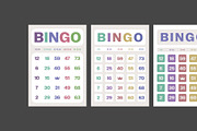Pastel Bingo Card Templates, a Card Template by BrandPacks (Thumbnail 3 of 7)