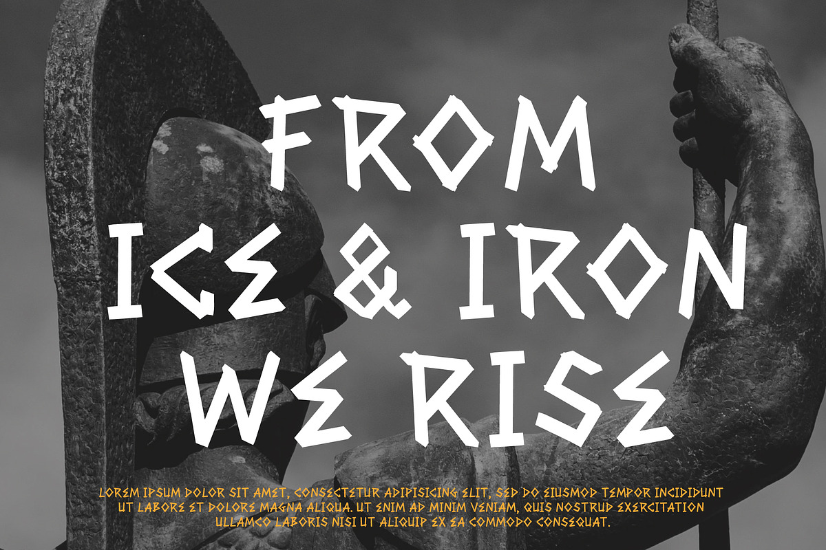 Ragnarun - Display Font, a Font by Mily Studio (Photo 3 of 10)