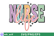 Nurse Life Medical SVG PNG Design, a Graphic by mh_arif (Thumbnail 3 of 3)