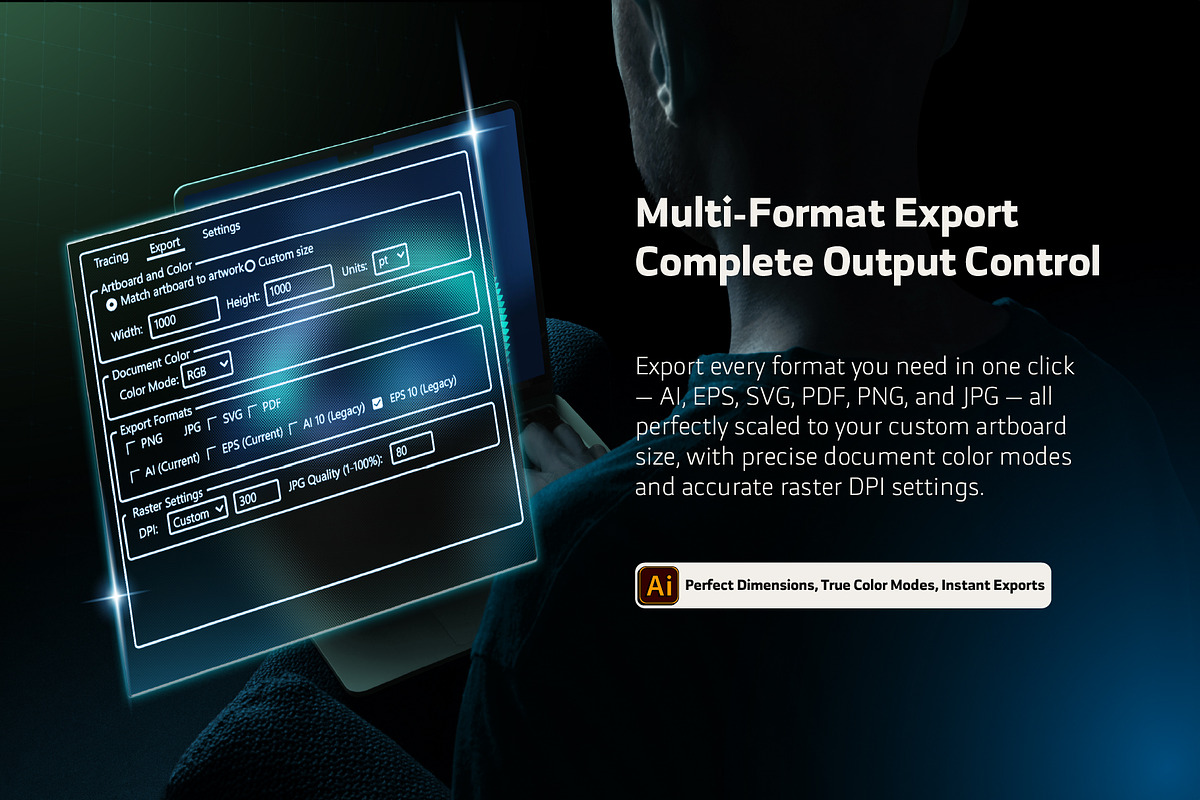 Batch Illustrator Tracing Toolkit, a Plug-in Add-On by AmmarZahoor (Photo 8 of 14)