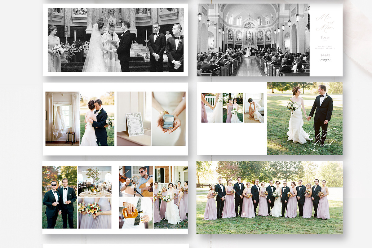 Wedding Album Template PSD, a Magazine Template by By Stephanie Design (Photo 4 of 7)