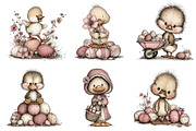 Easter Duck Whimsical Clipart, an Illustration by Dream Creation (Thumbnail 6 of 6)