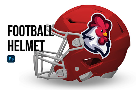 Football Helmet Mockup