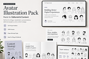 32 Hand-Drawn Avatar Illustrations, an Object Graphic by Nerokanji_Designs (Thumbnail 4 of 5)
