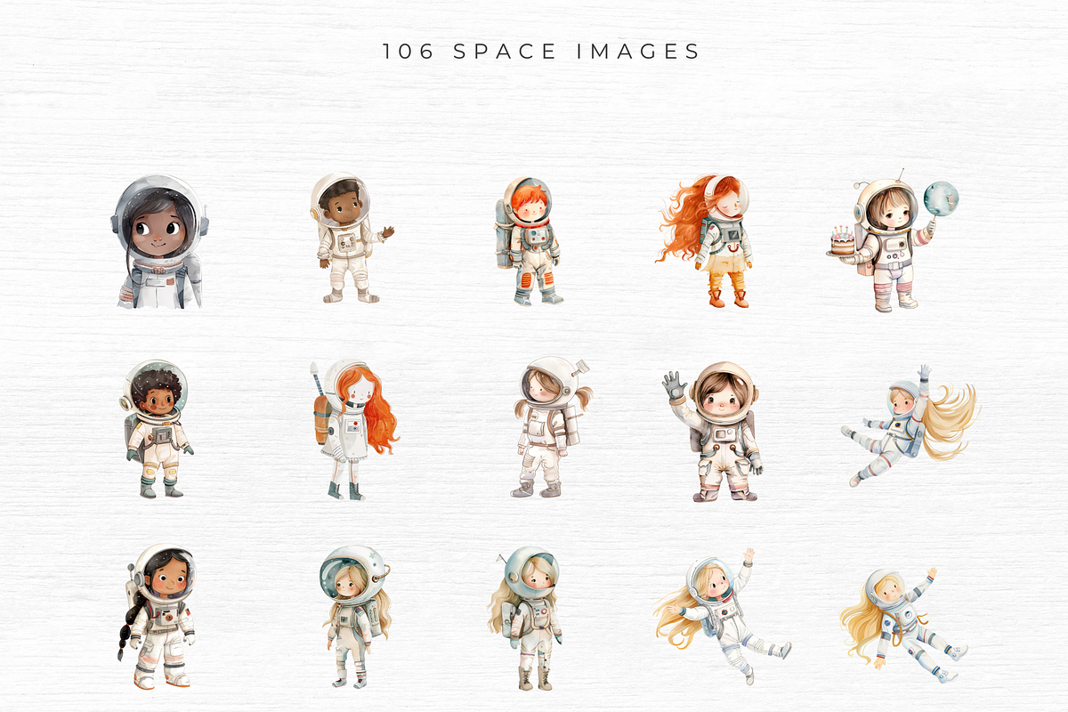 Space Clipart, 106 PNGs, an Object Graphic by EllyandLima (Photo 3 of 9)