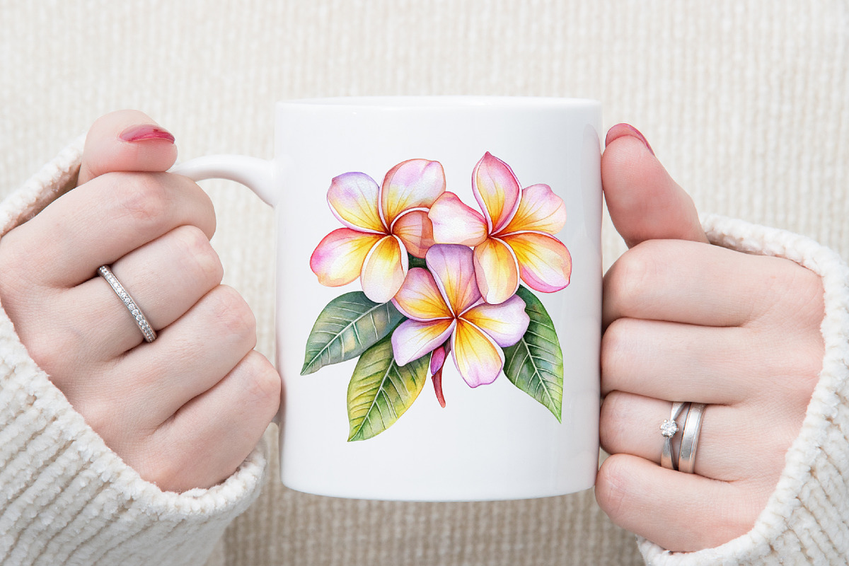 Tropical Floral Watercolor Clipart S, an Illustration by Sublimation Artist (Photo 5 of 6)