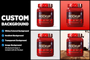 2lb Whey Protein Jar Mockup C2-Pro, a Packaging Mockup by Design Warlord (Thumbnail 11 of 16)