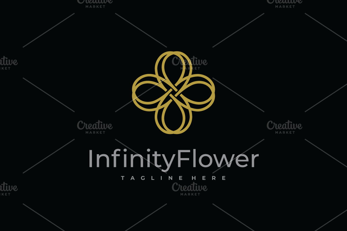 Infinity Loop Flower Luxury Logo, a Branding & Logo Template by yopie (Photo 3 of 6)