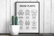 100 Plants & Flowers Line Icons, an Outline Icon by Juicy Icons (Thumbnail 4 of 6)