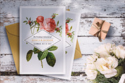 FLOWER WEDDING INVITATION, an Invitation Template by Totem Invitation House (Thumbnail 1 of 4)