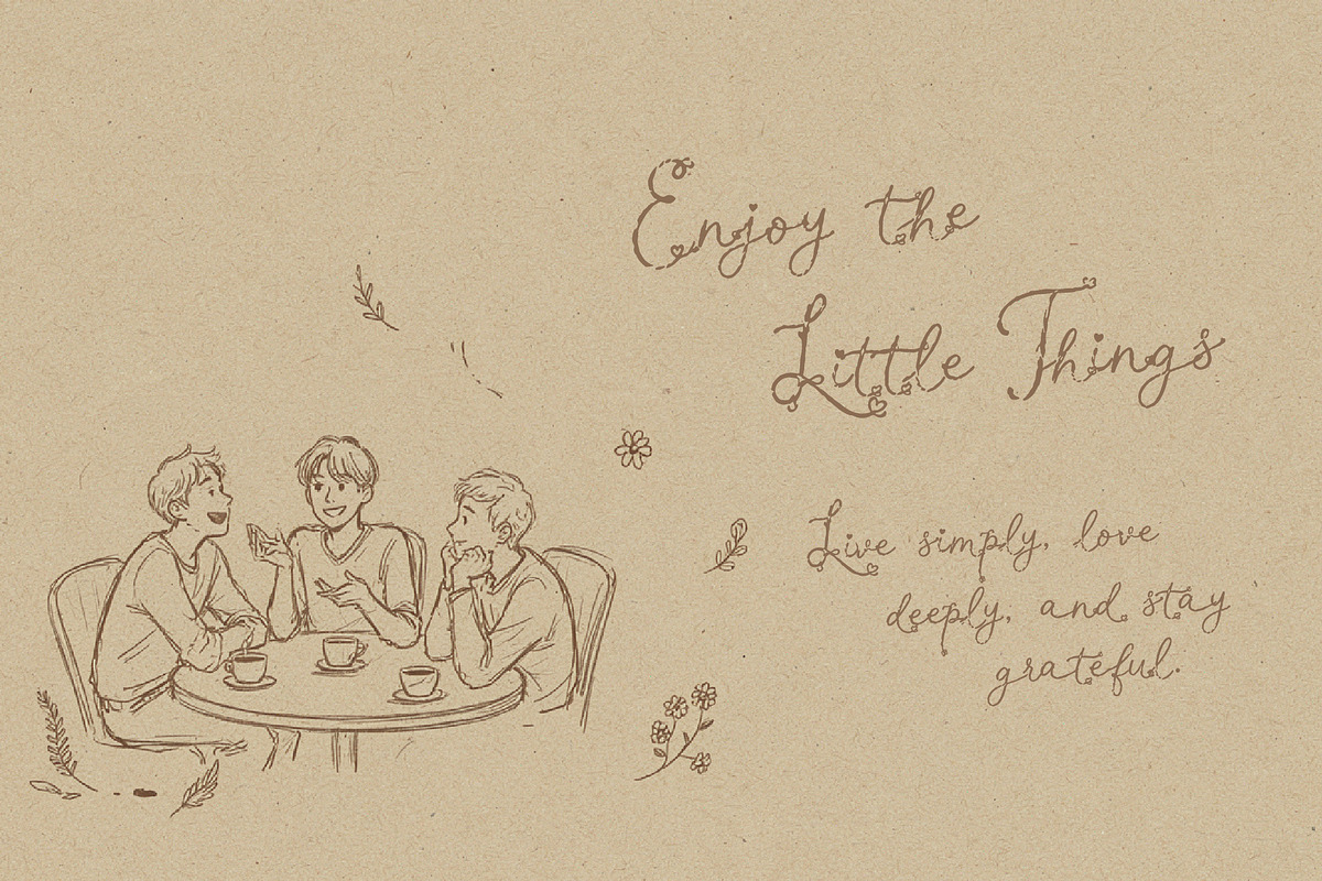 Adorie Halfo - Rustic Simple Script, a Script Font by HypeWorksCo (Photo 12 of 15)