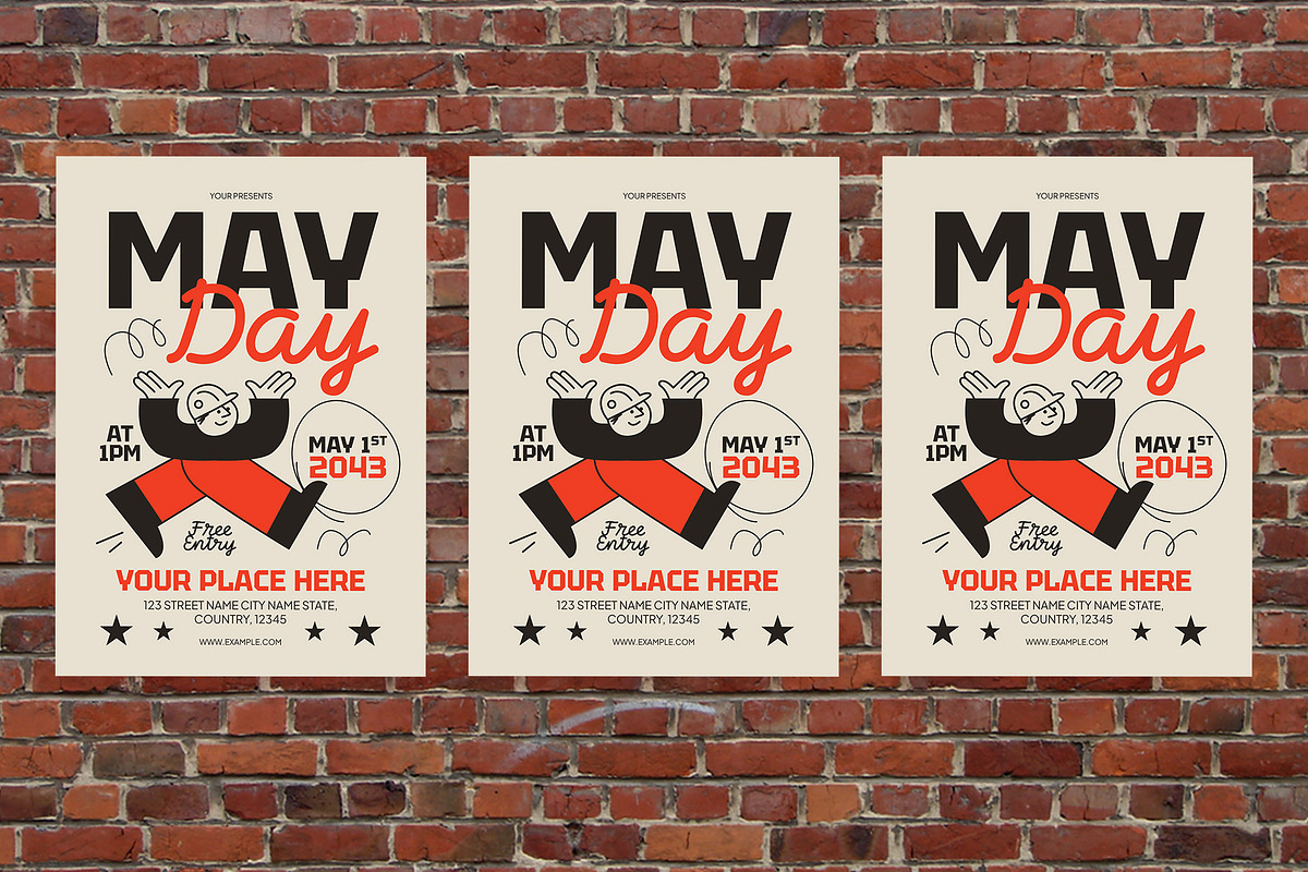 May Day Flyer Set, a Flyer Template by Aiyari Graphic (Photo 3 of 3)