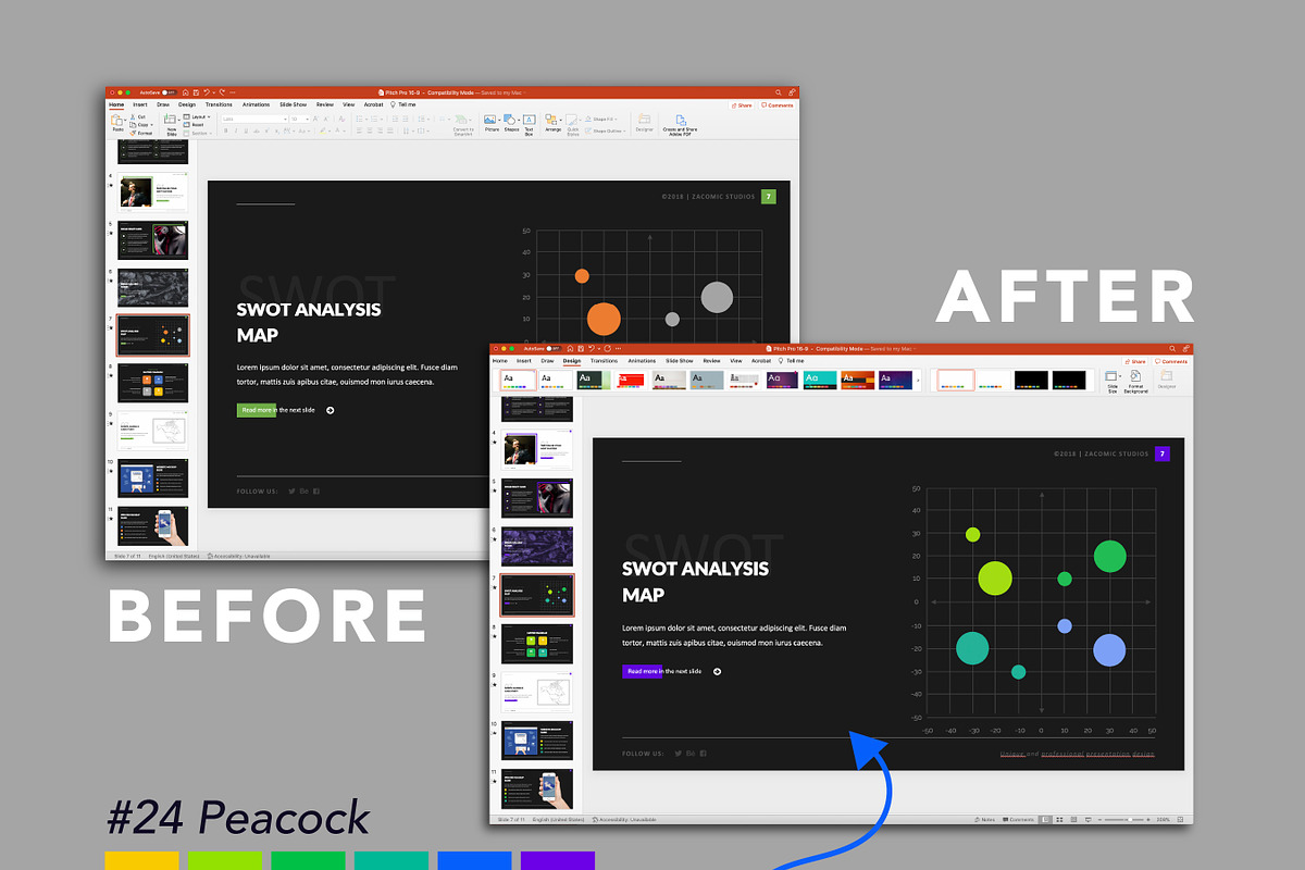 100 Color Palettes For MS Office, a Palette Add-On by Ellen Carty Design (Photo 4 of 9)