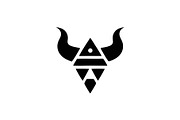 Abstract Viking Helmet Logo, a Branding & Logo Template by Vectorium Studio (Thumbnail 1 of 2)