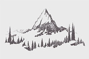 High detail mountain landscapes, an Illustration by TheMountBirdStudio (Thumbnail 7 of 9)
