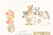 Baby Shower Plush Toys Set, a Decorative Illustration by Sunshine Art (Thumbnail 4 of 11)