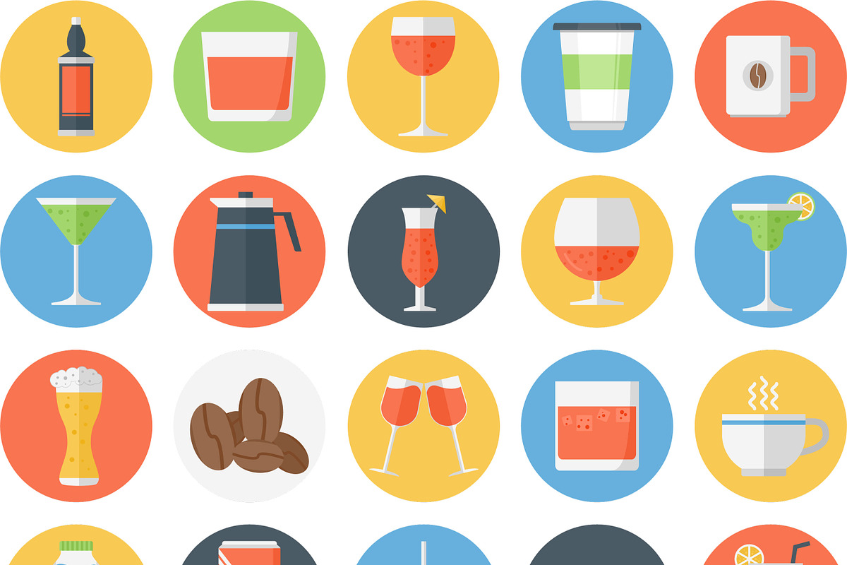 150 Funky Food Icons, an Icon by Flat Icons (Photo 4 of 6)