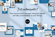 Social Media Manager Canva Bundle, a Social Media Template by Snapybiz (Thumbnail 9 of 10)