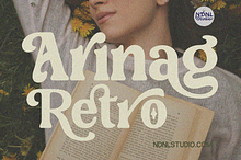 Arinag – Retro Serif Font