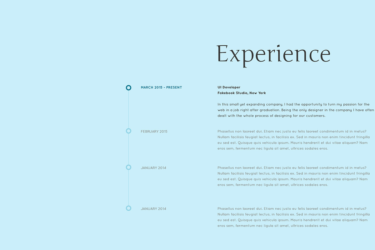 MyBio - PSD Website Template, a Templates & Theme by onetwoworks (Photo 5 of 7)