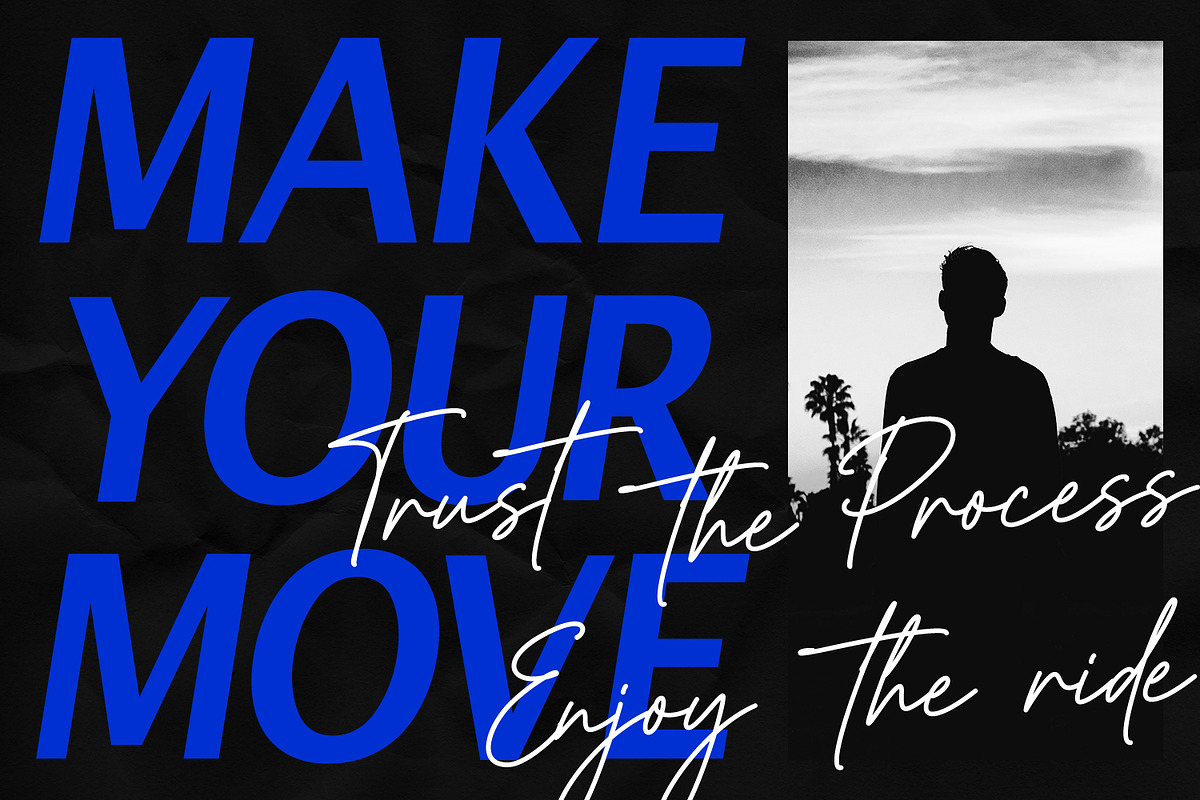 Lunetia Modern Signature Sans Duo, a Script Font by Maulana Creative (Photo 4 of 7)