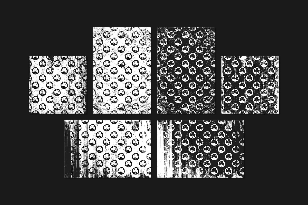 Shamrock (&) - 36 Grunge Patterns, a Pattern Graphic by Tustan (Photo 4 of 8)