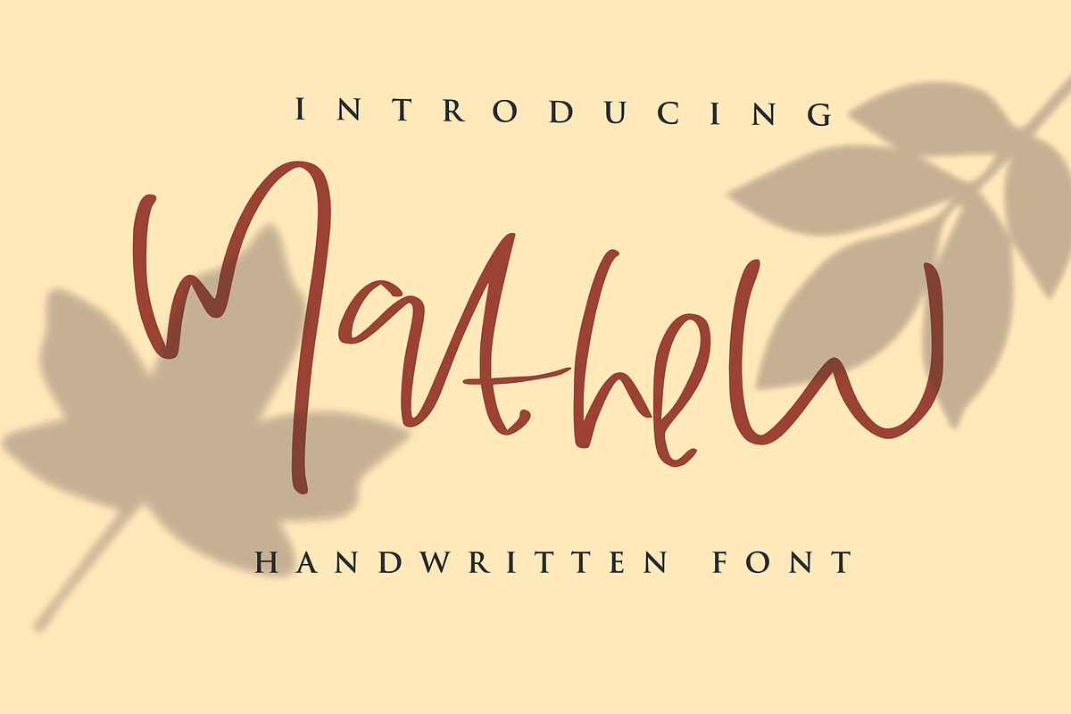 Stuart collins, a Script Font by Mariyana (Photo 1 of 5)