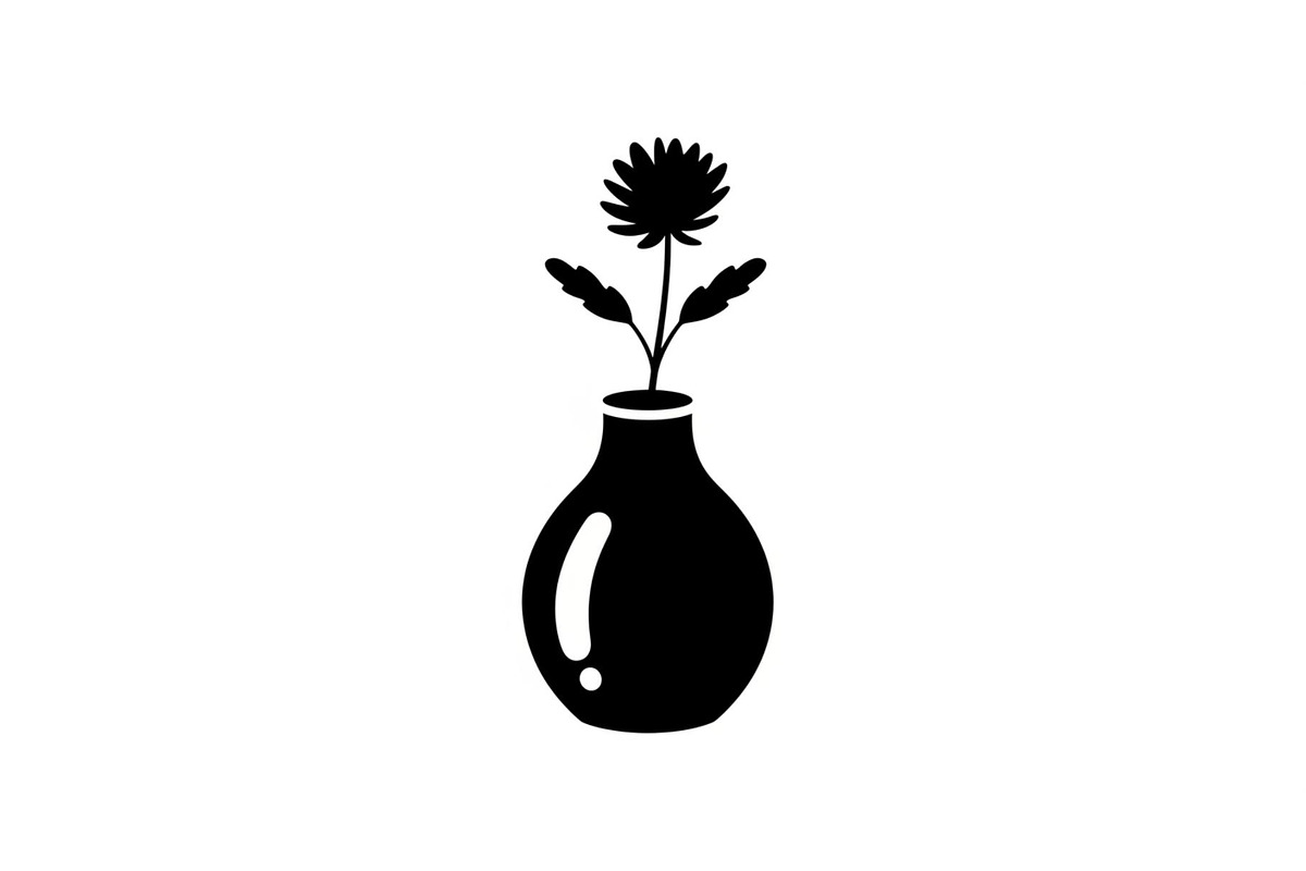 Flower Vase Silhouette Vector Bundle, an Illustration by Designs_River (Photo 31 of 51)