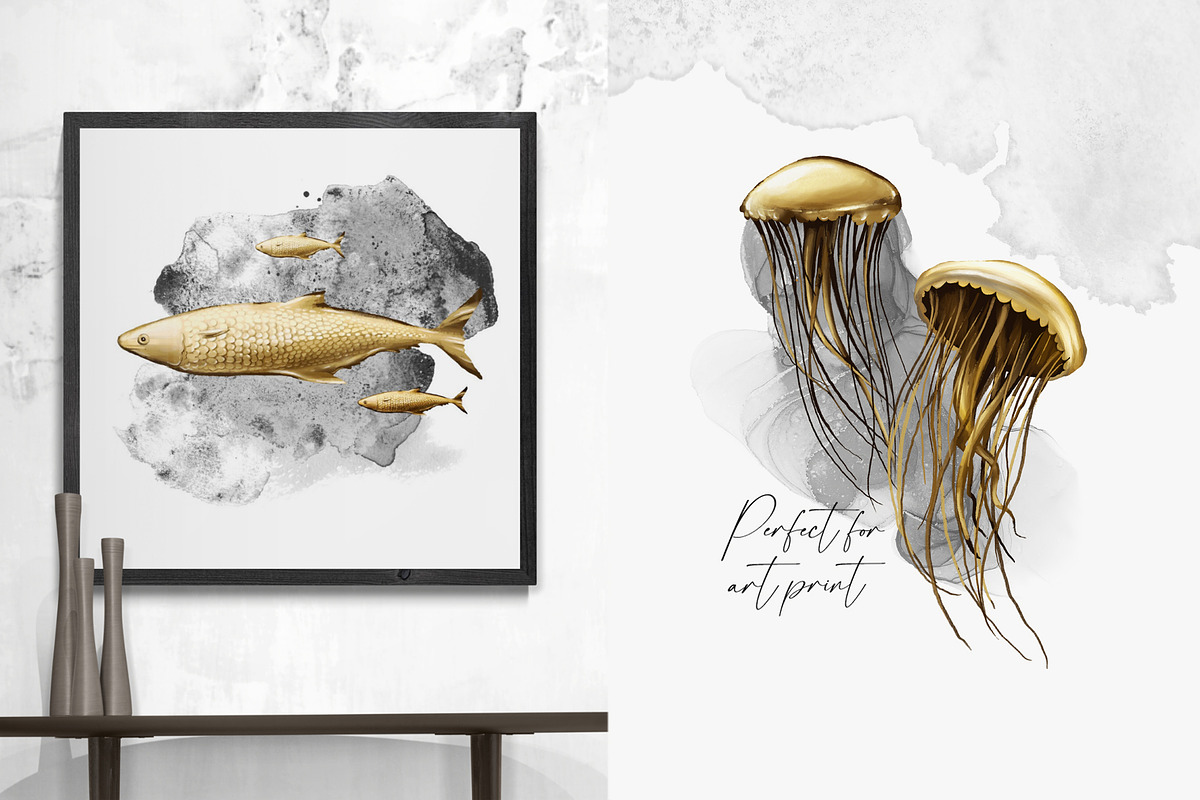 GOLDEN SEA, an Animal Illustration by Eisfrei (Photo 3 of 11)