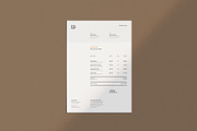 Invoice | Estimate | Business Card, a Stationery Template by AyshaCanvas (Thumbnail 6 of 7)