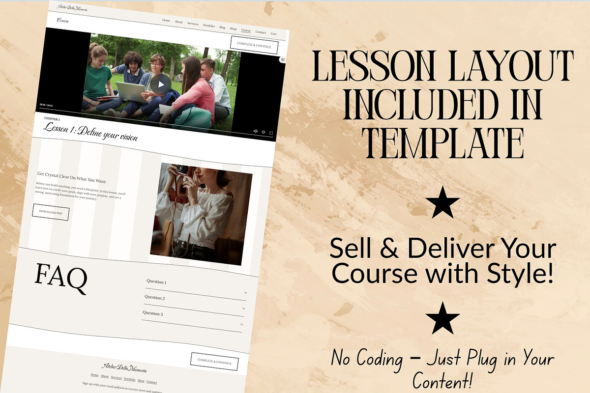 Squarespace Wedding Photographers, a Squarespace Template by Sofia Designs (Photo 5 of 8)