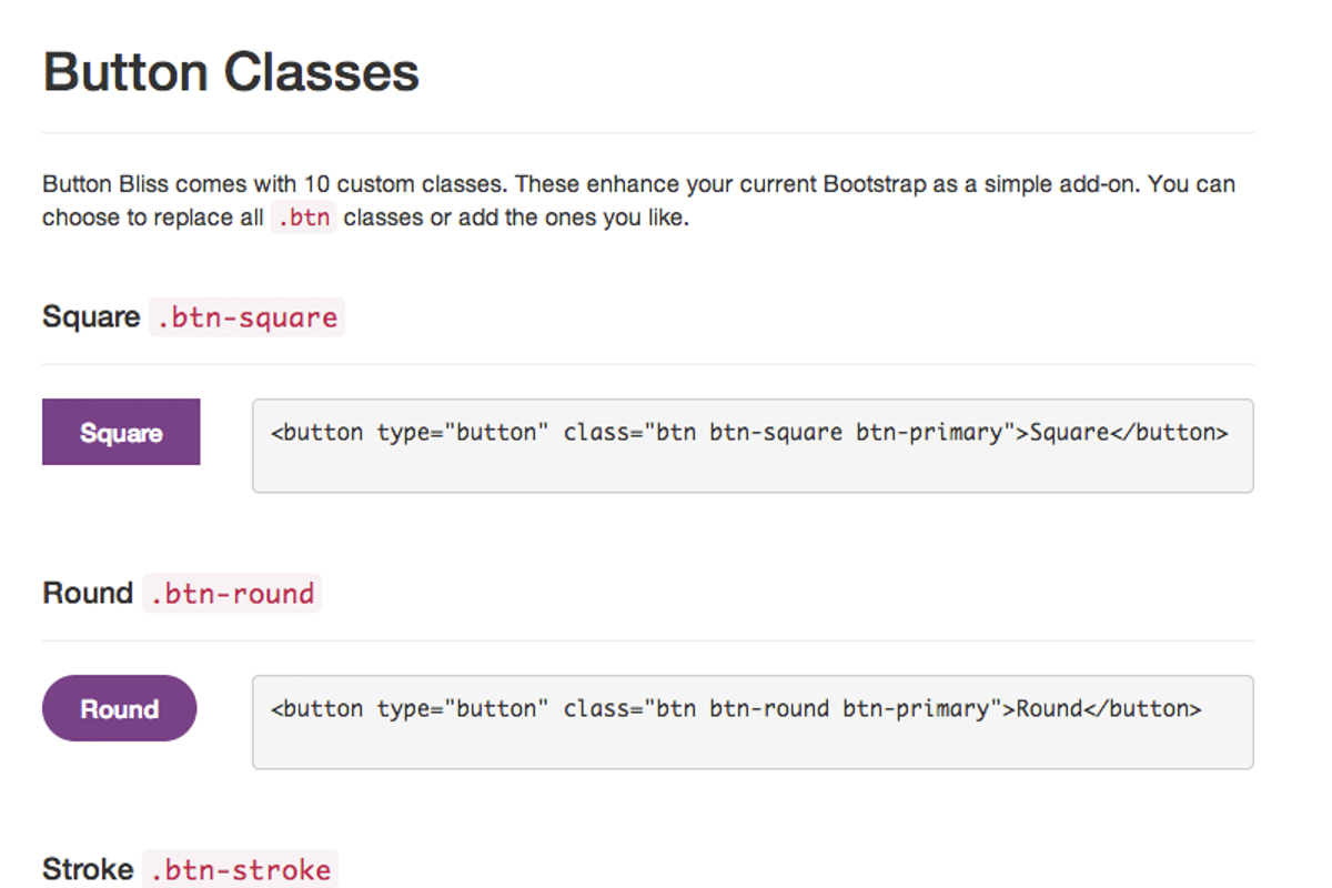 Bliss - Flat Button Pack, a Bootstrap Template by Giovanni Filippi (Photo 2 of 2)