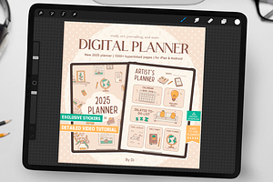 2025 Digital Planner by Di, a Templates & Theme by Disyukov