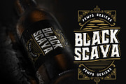 BLackScava + Ornaments + texture, a Sans Serif Font by PompoCo (Thumbnail 2 of 6)